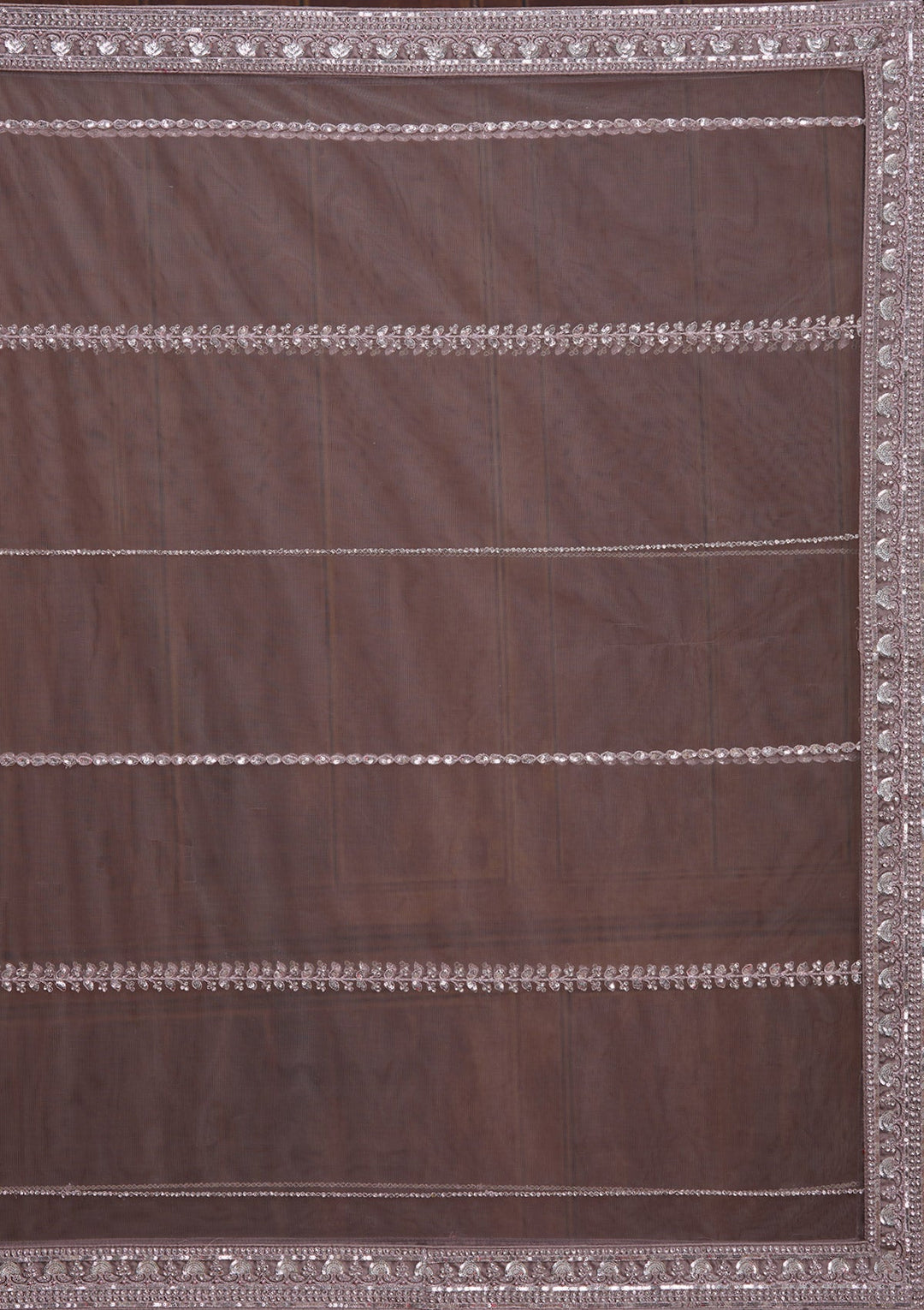 Lavender Cording Net Readymade Lehenga-Koskii