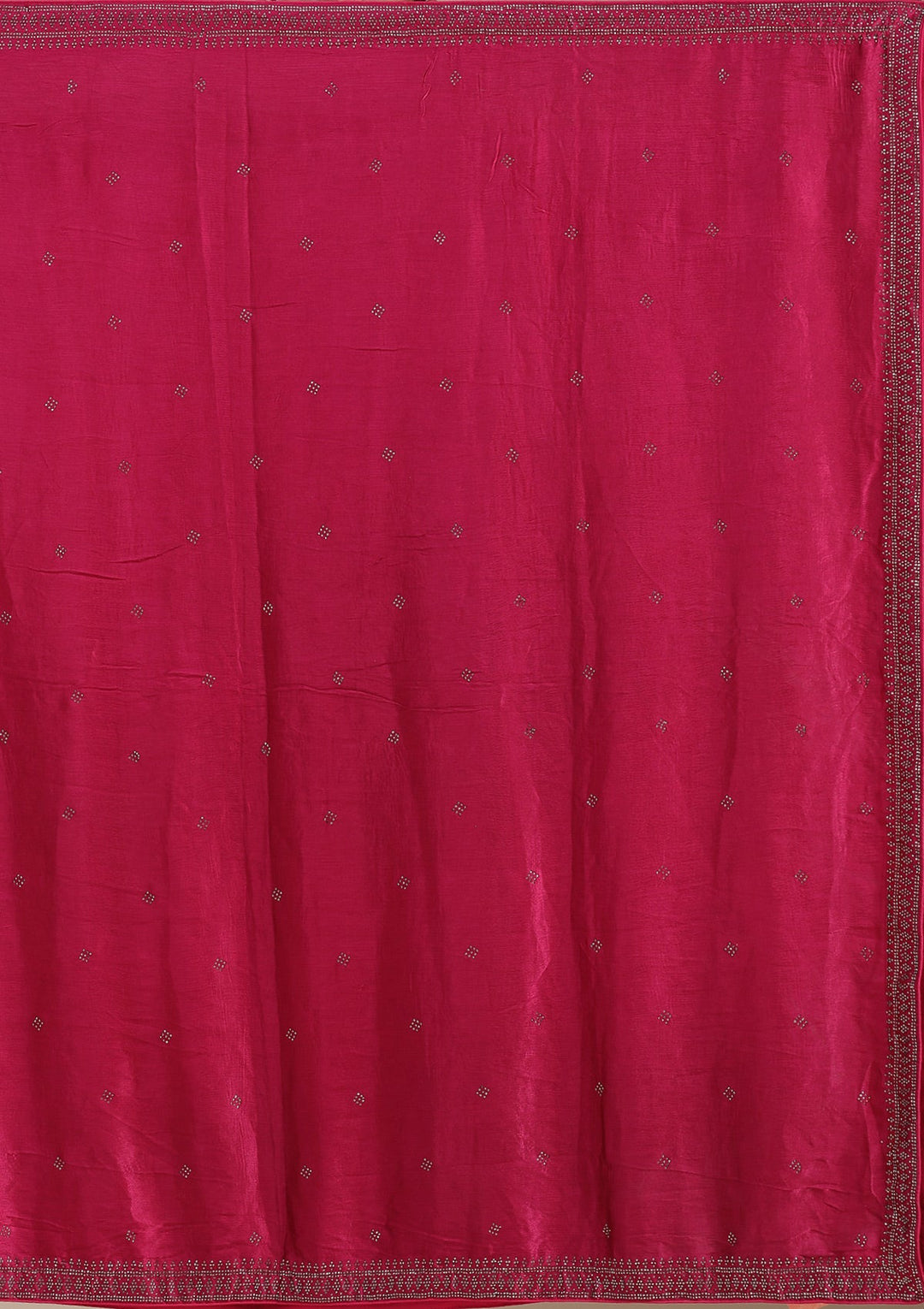 Rani Pink Sequins Semi Crepe Readymade Lehenga-koskii