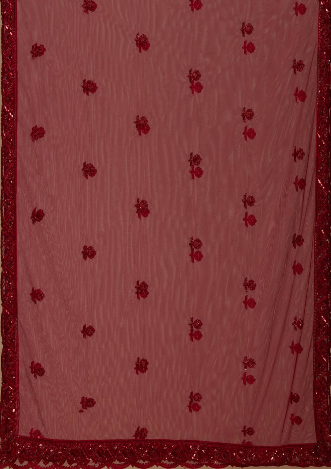 Maroon Cutdana Net Readymade Lehenga-koskii