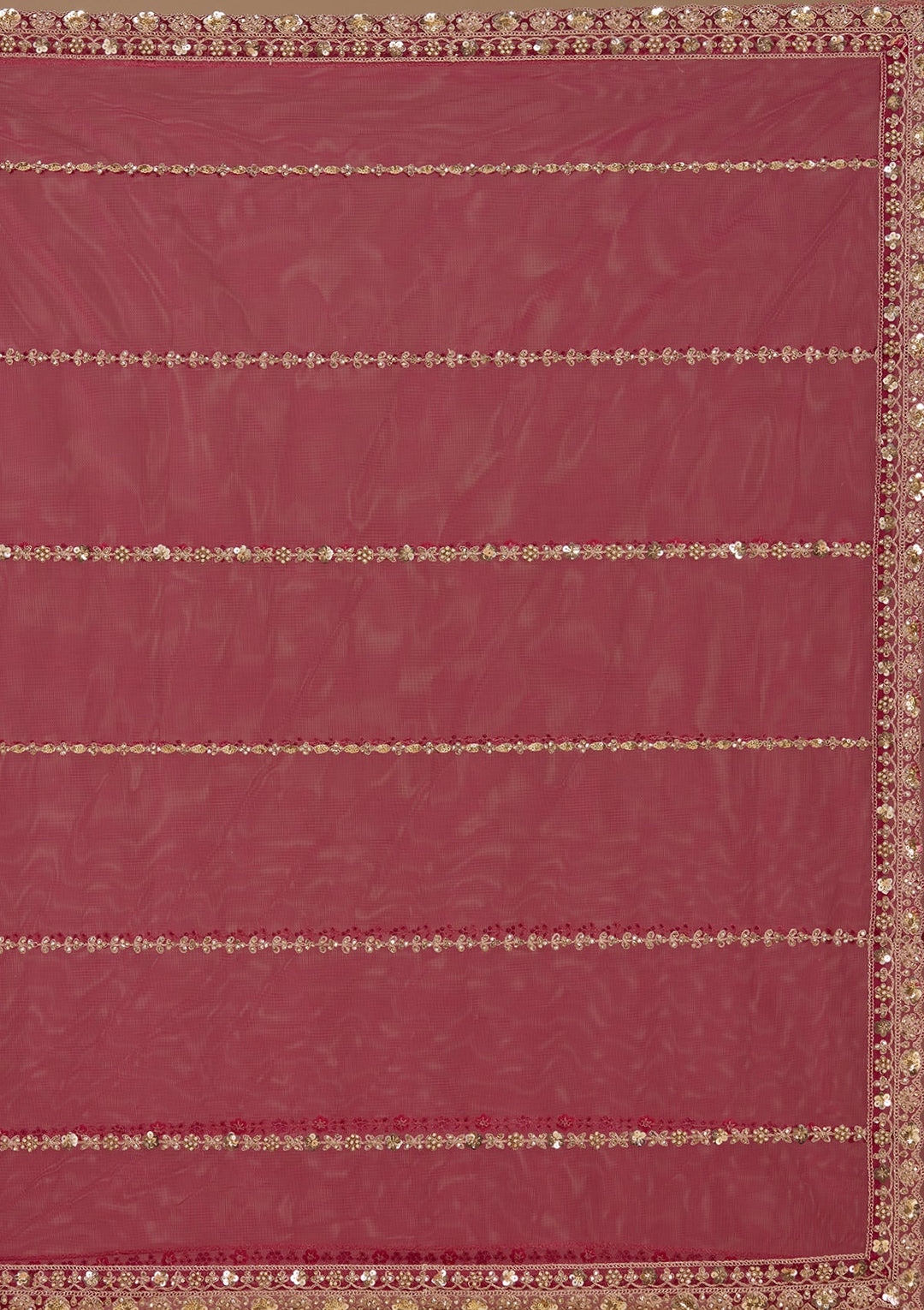 Rani Pink Sequins Net Readymade Lehenga-koskii