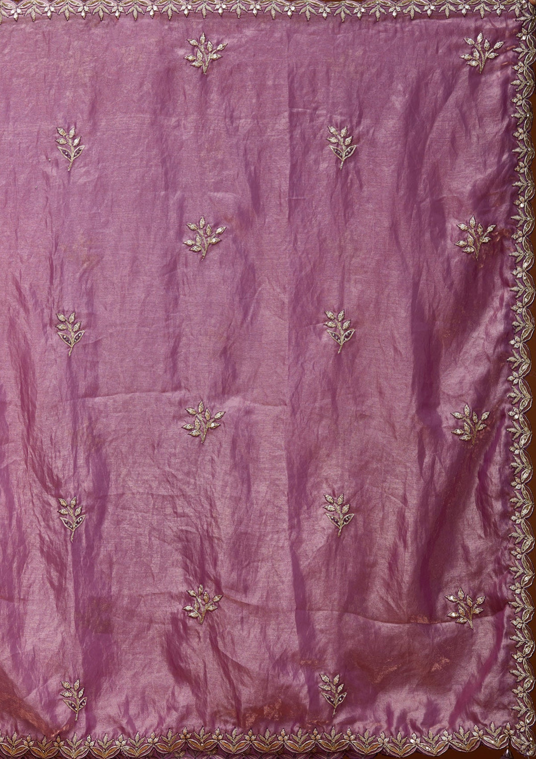 Cream Cording Semi Crepe Readymade Lehenga_Koskii