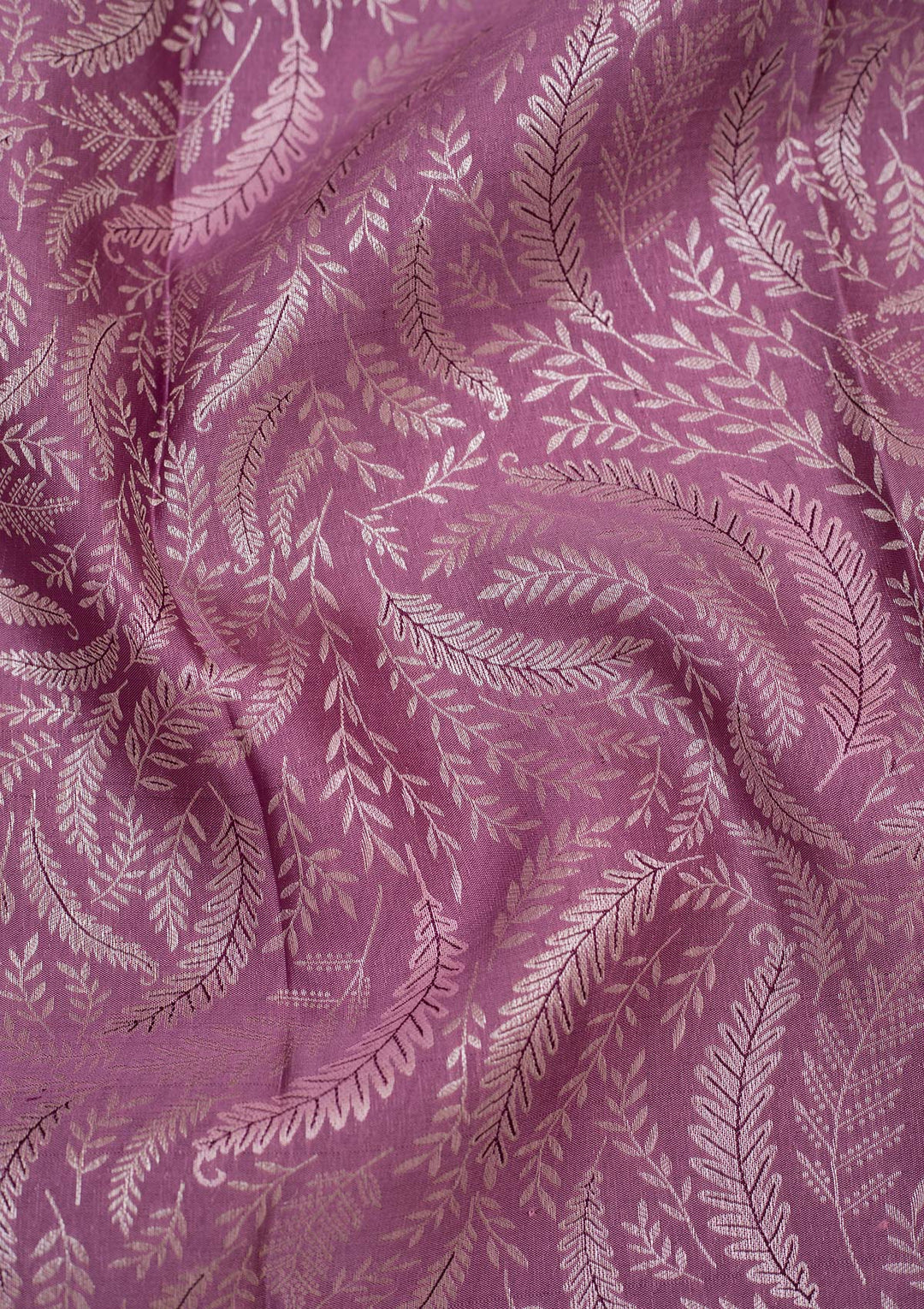 Lavender Zariwork Pure Silk Saree-koskii