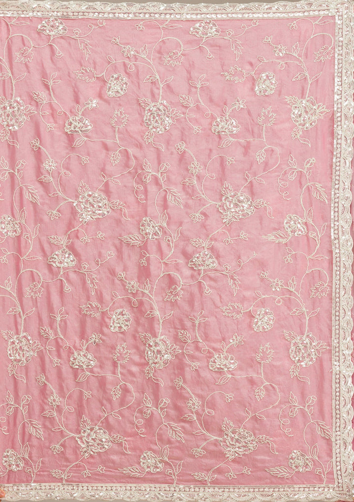 Pista Green Zariwork (Gold) Organza Readymade Salwar Suit-koskii