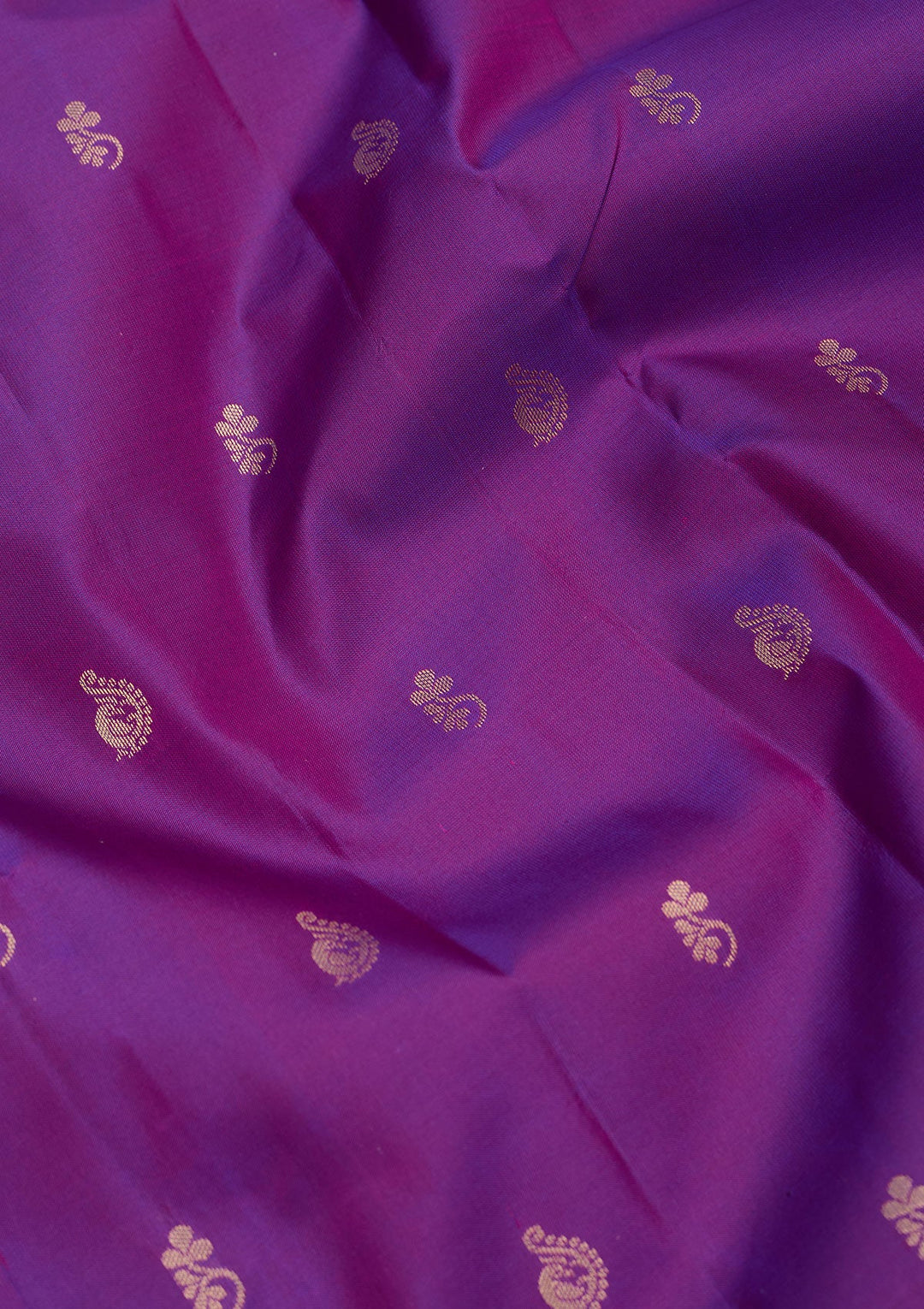 Purple Zariwork Pure Silk Saree-Koskii