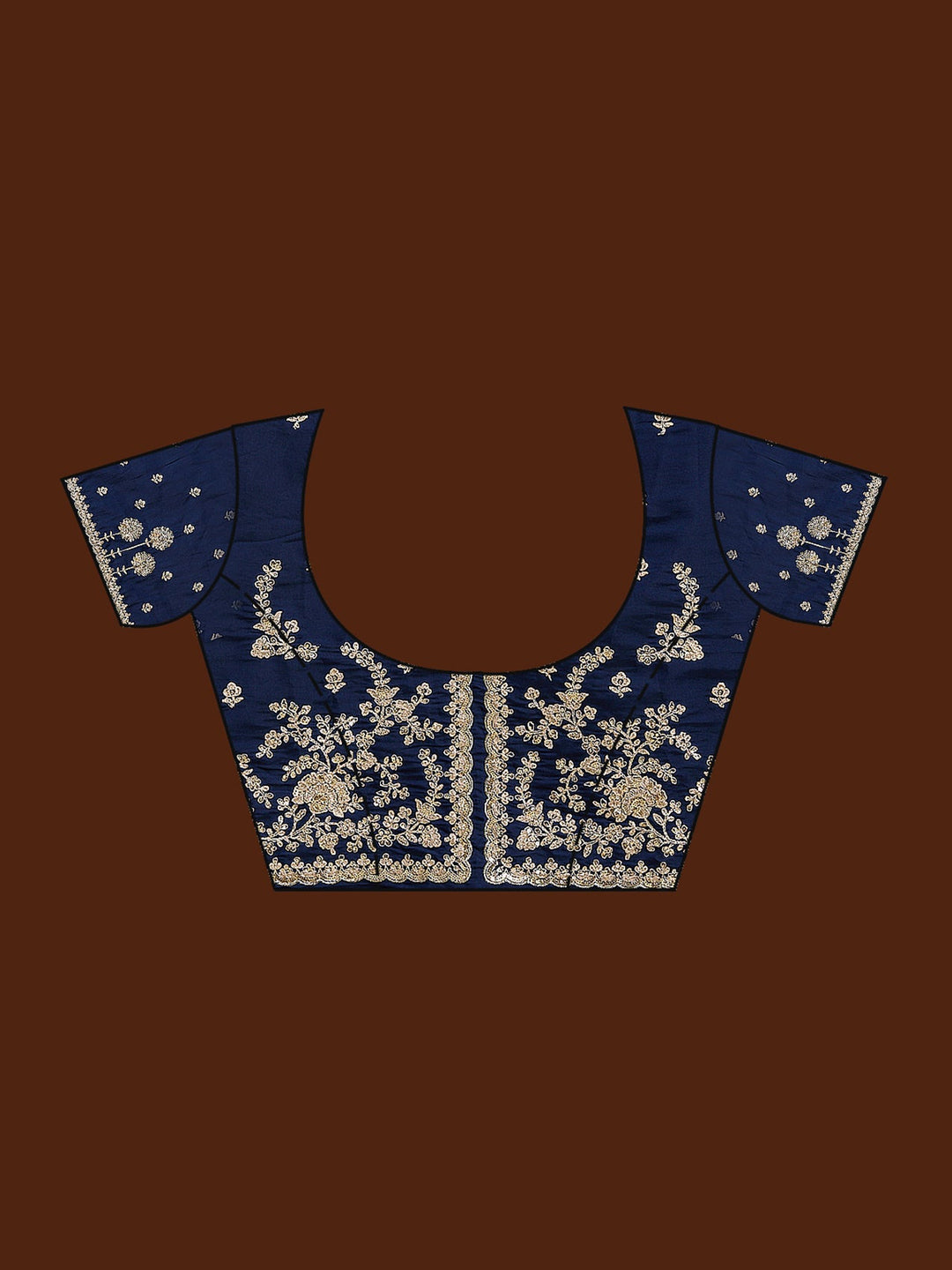 Grey Cording Tissue Saree-Koskii