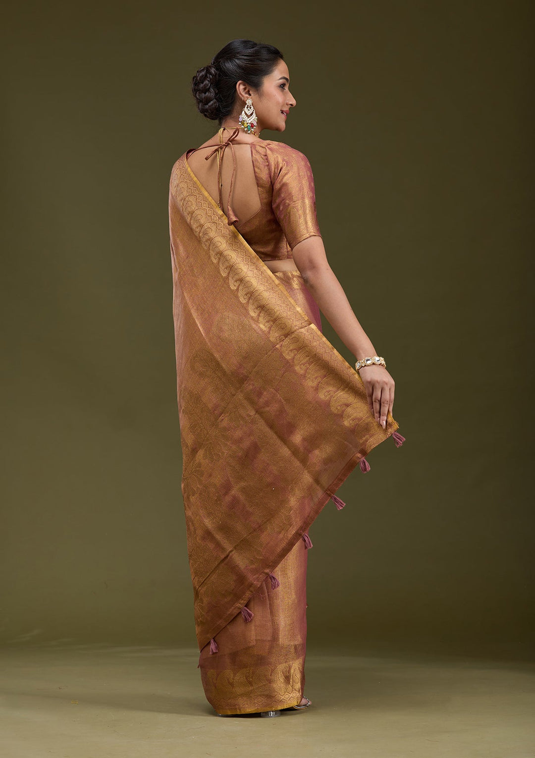 Mauve Printed Art Silk Silk_Saree-koskii