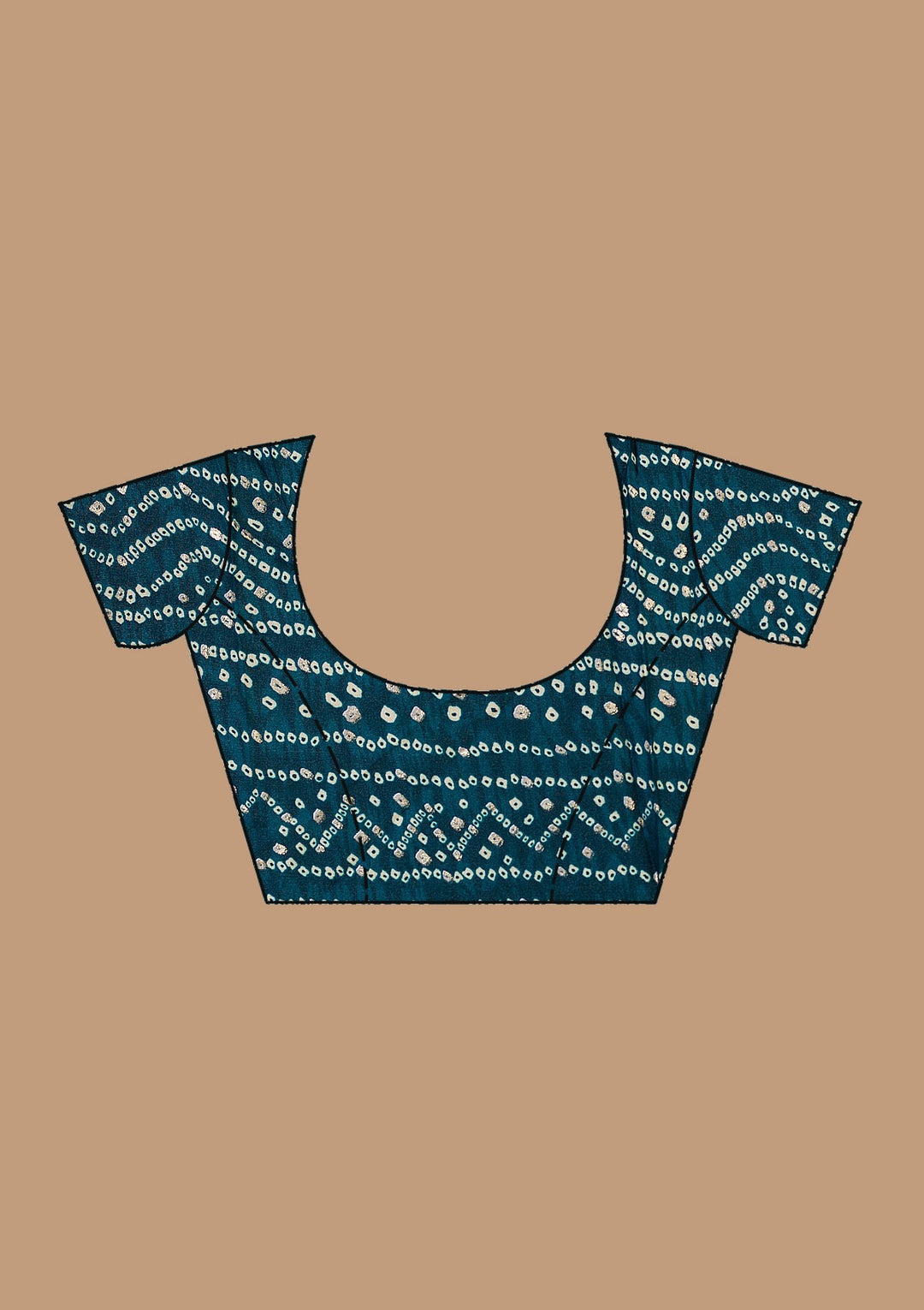 Sea Green Printed Satin Saree-koskii