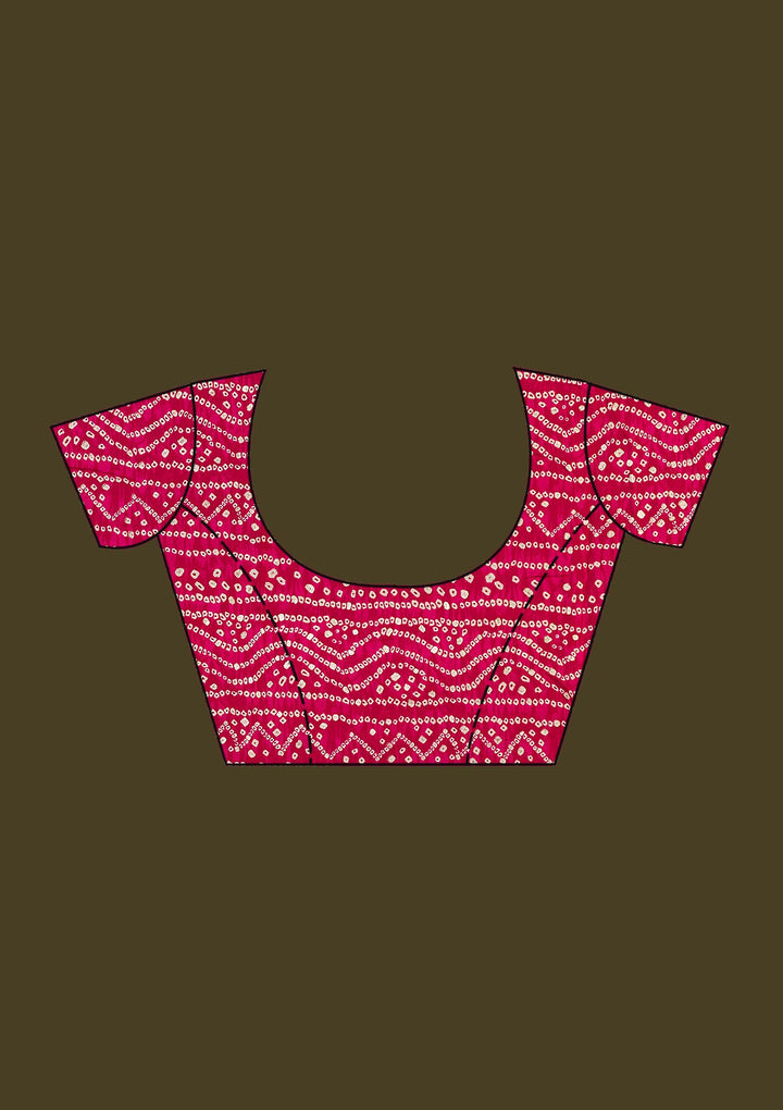 White Printed Satin Saree-koskii