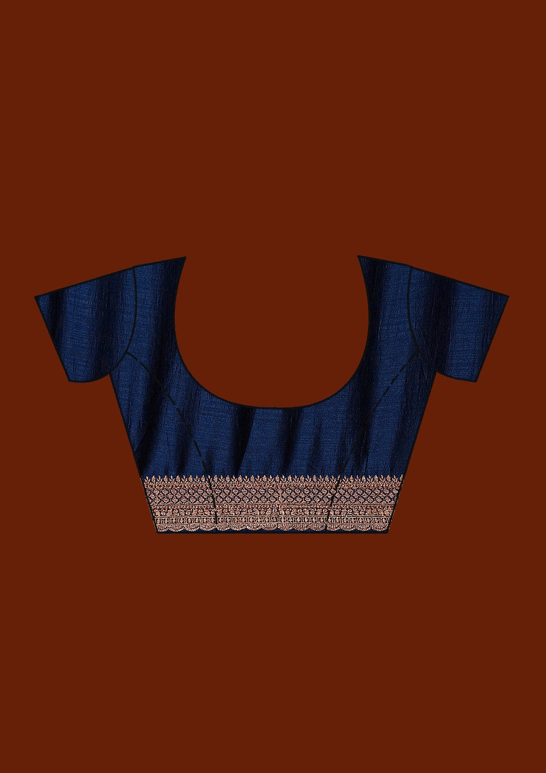 Peacock Blue Zariwork (Antique) Soft Raw Silk Saree_koskii