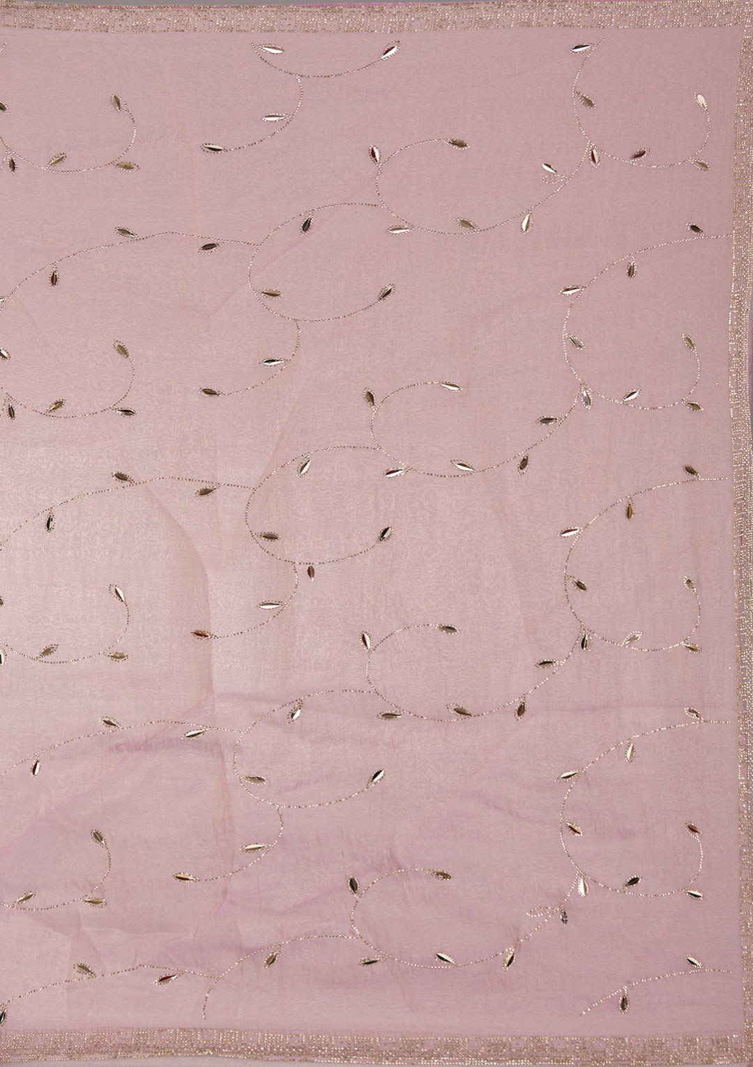 Lavender Stonework (Gold) Tissue Saree-koskii