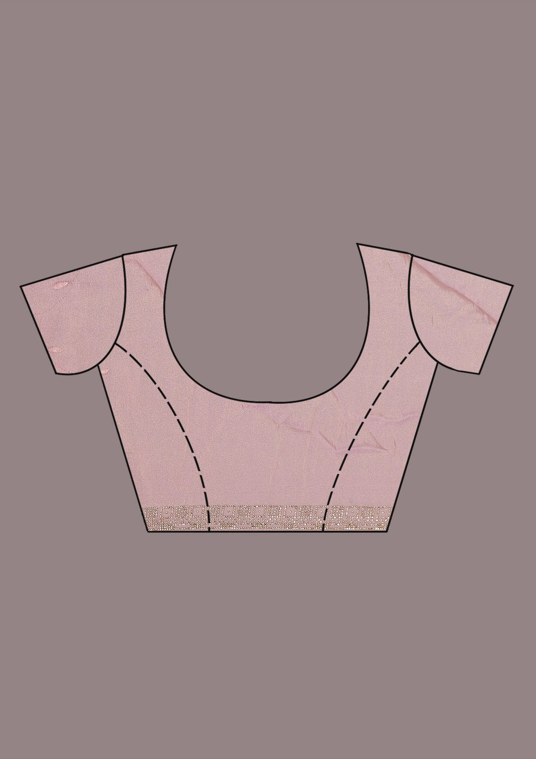 Lavender Stonework (Gold) Tissue Saree-koskii