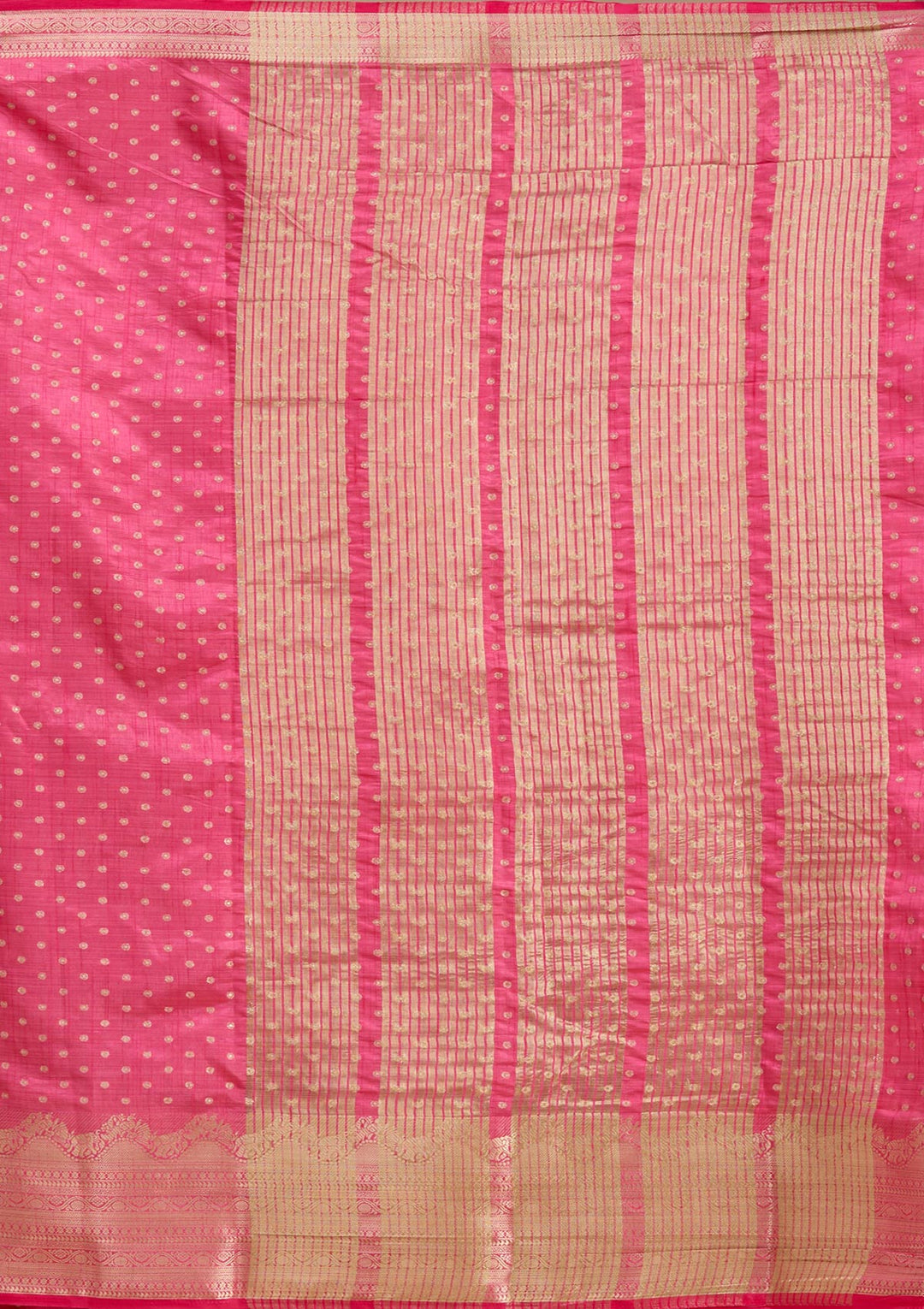 Pink Kanjivaram Silk Saree-koskii