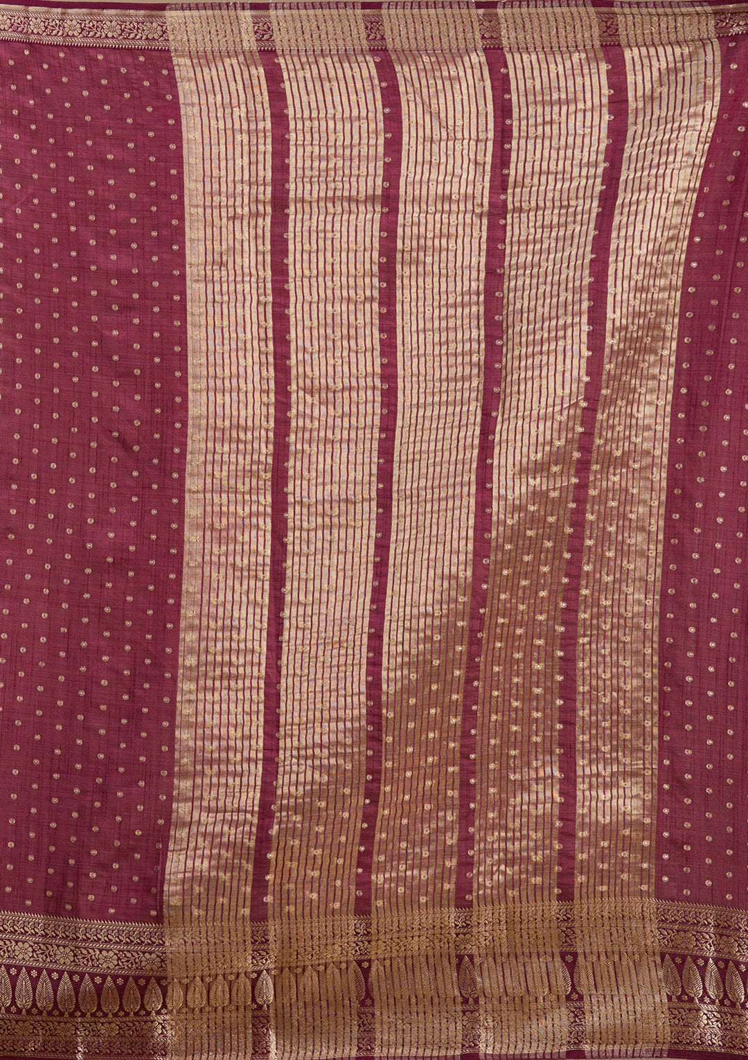 Maroon Zariwork (Gold) Silk Silk_Saree-koskii