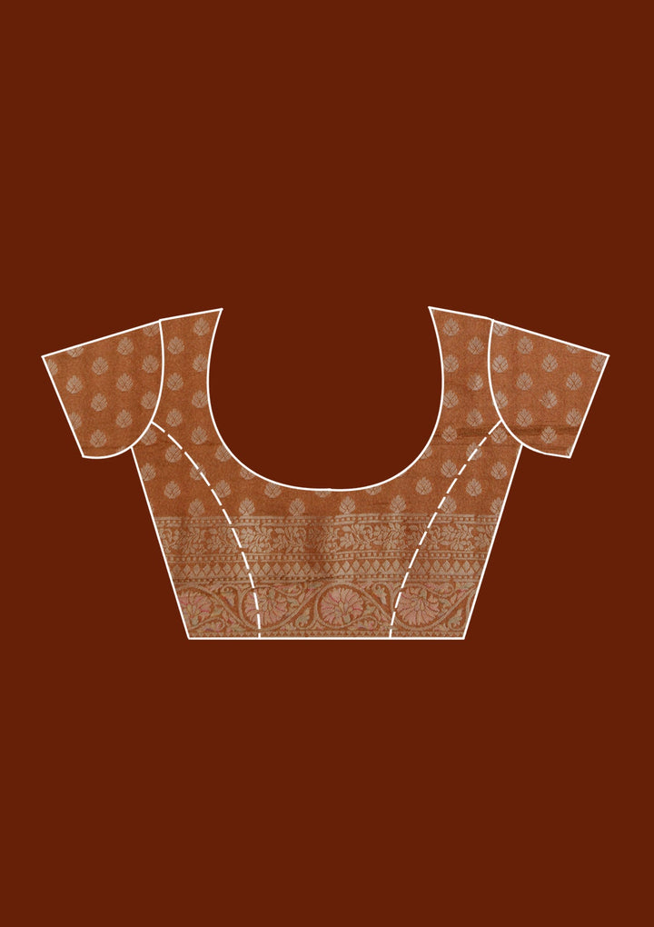 Mustard Cutdana Chiffon Silk Saree_koskii