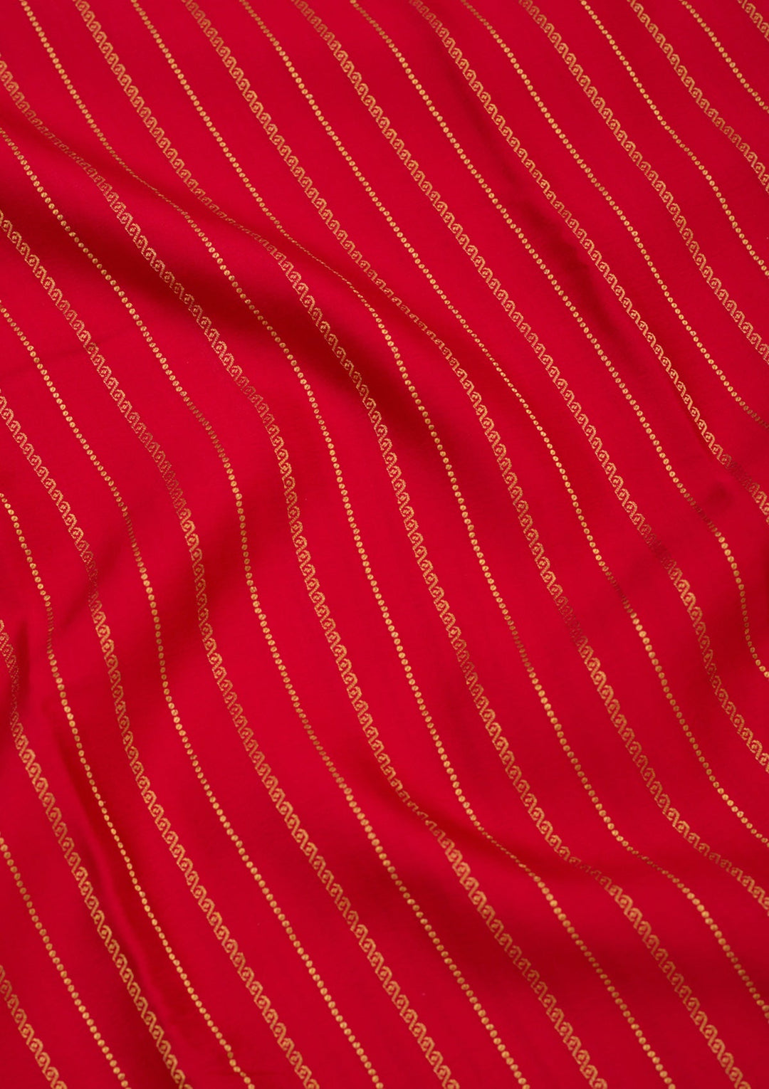 Red Zariwork Pure Crepe Silk Saree-Koskii
