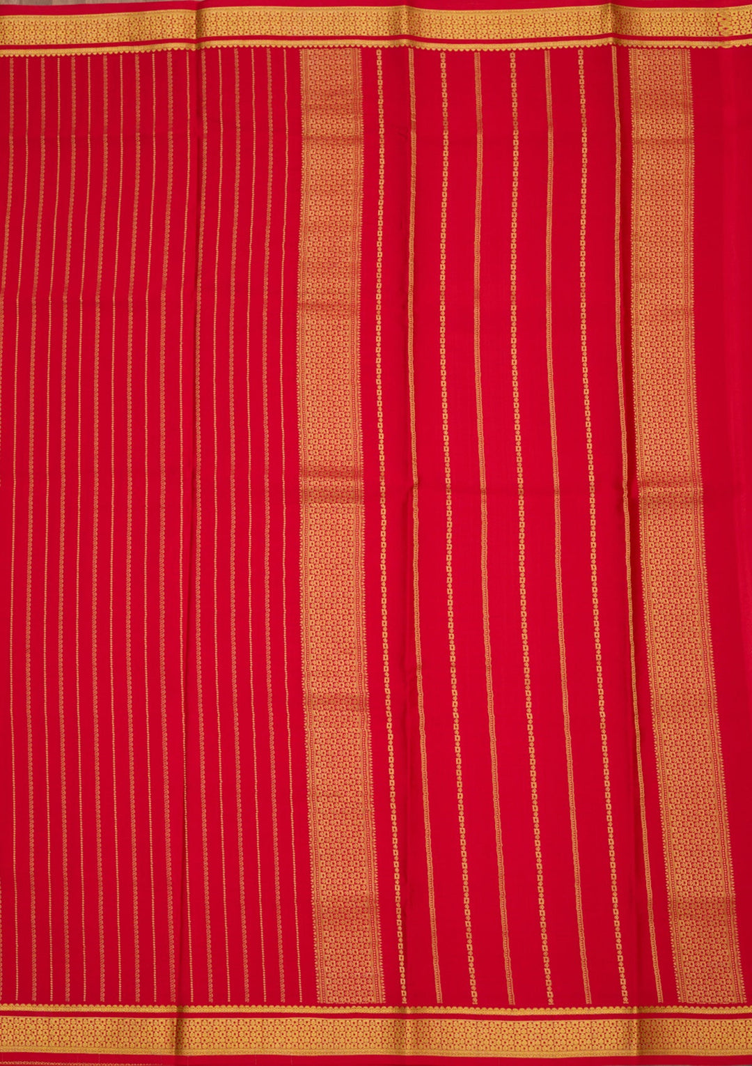 Red Zariwork Pure Crepe Silk Saree-Koskii