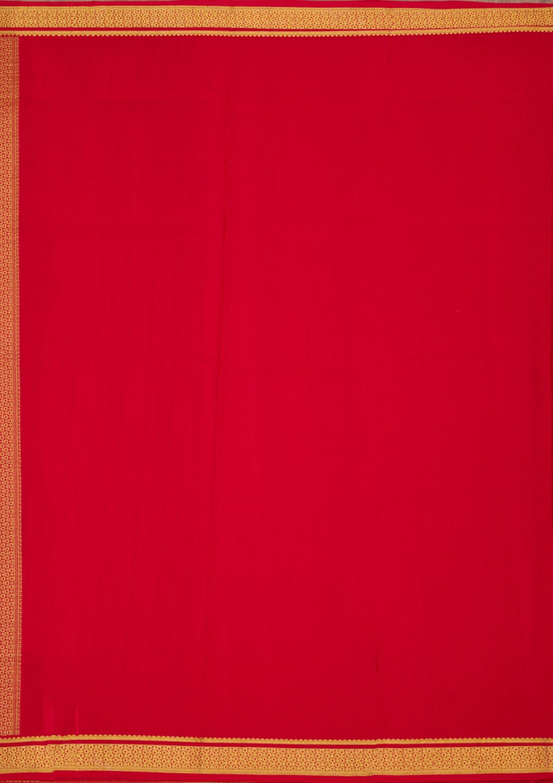 Red Zariwork Pure Crepe Silk Saree-Koskii