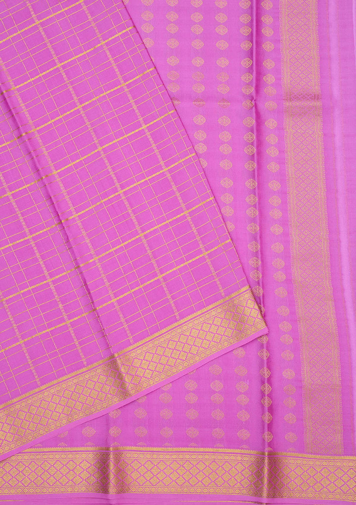 Purple Zariwork Pure Crepe Silk Saree-Koskii