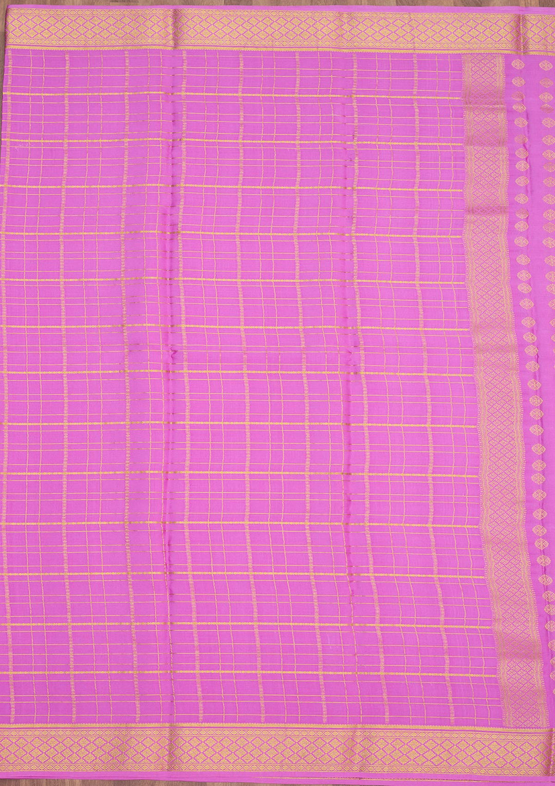 Purple Zariwork Pure Crepe Silk Saree-Koskii