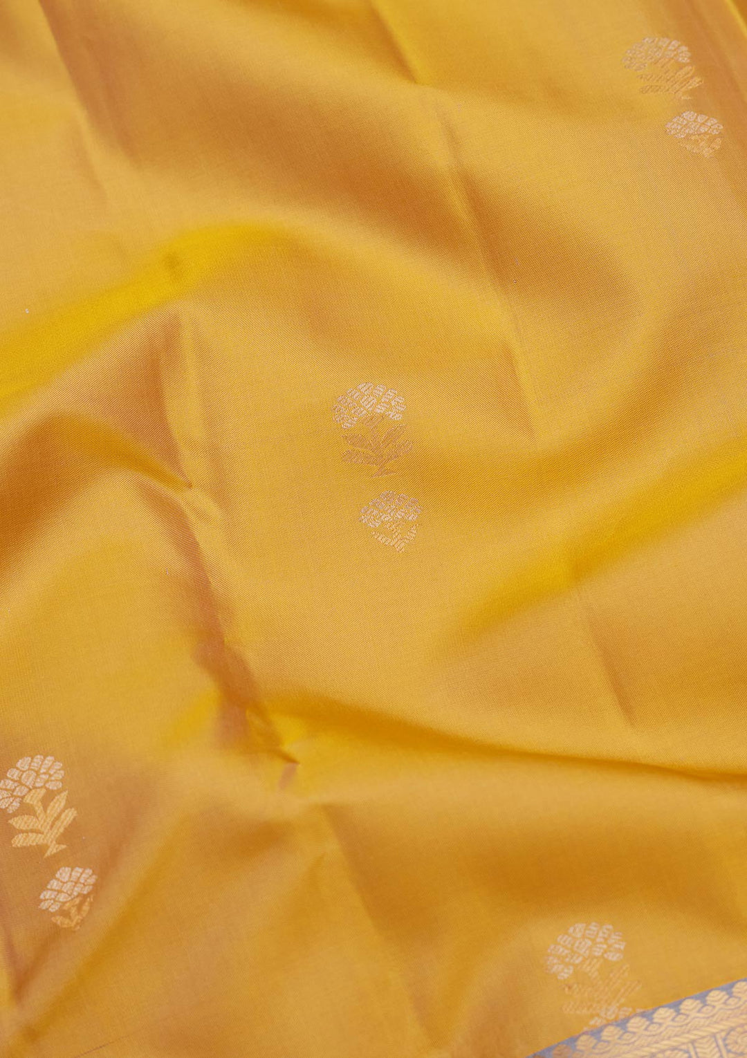 Lemon Yellow Zariwork Pure Silk Saree-koskii