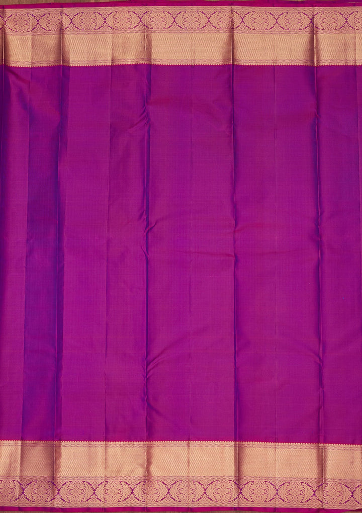 Blue Zariwork Silk Saree-koskii