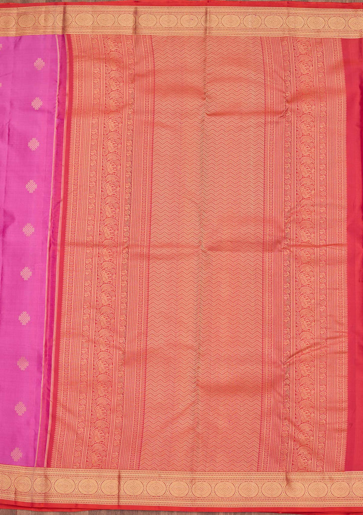 Lavender Zariwork Silk Saree-koskii