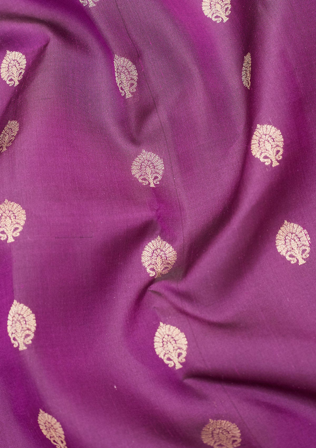 Purple Zariwork Pure Silk Saree-koskii
