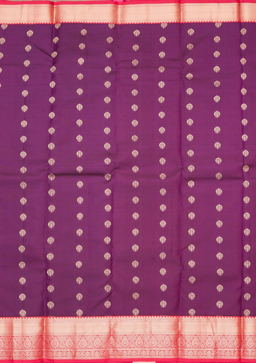 Purple Zariwork Pure Silk Saree-koskii