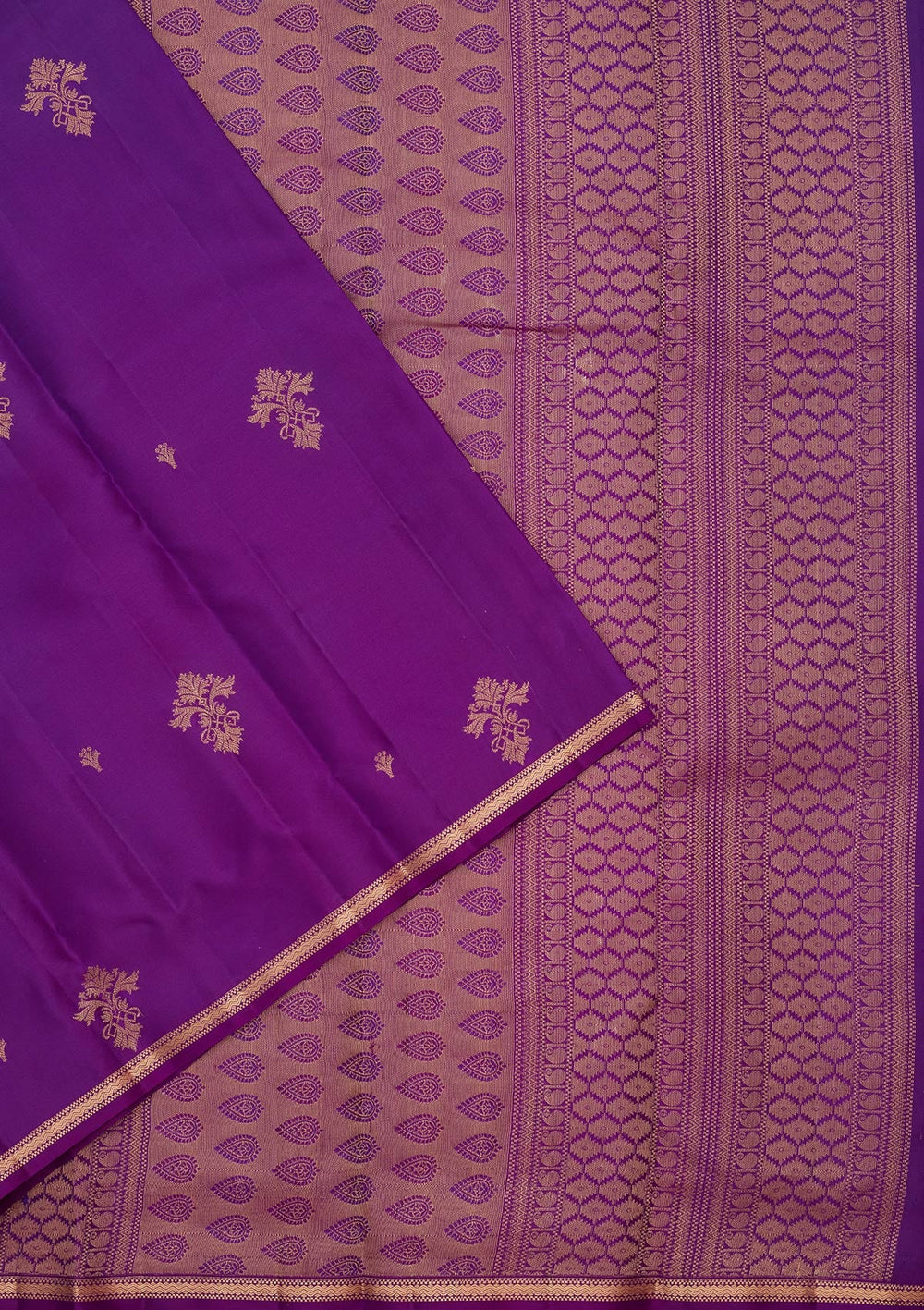 Royal Blue Zariwork Pure Silk Saree-koskii