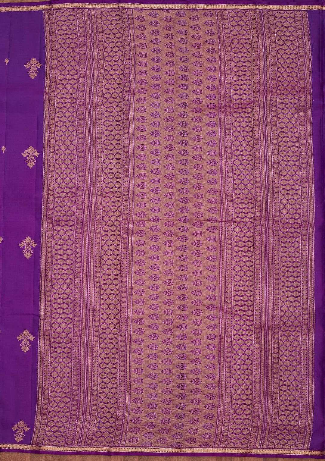 Royal Blue Zariwork Pure Silk Saree-koskii