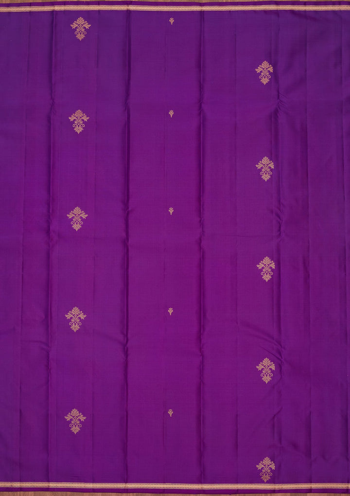 Royal Blue Zariwork Pure Silk Saree-koskii