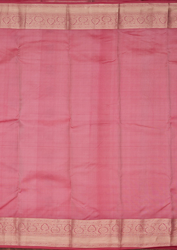 Cream Zariwork Pure Silk Saree-koskii