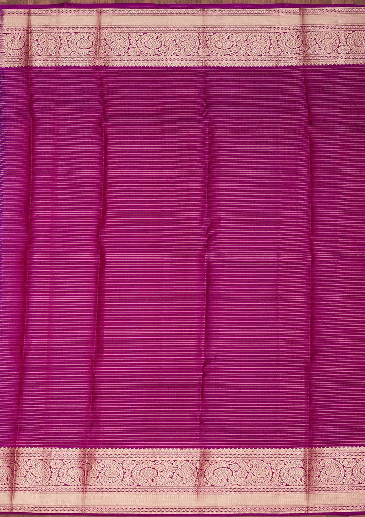 Wine Zariwork Pure Silk Saree-koskii