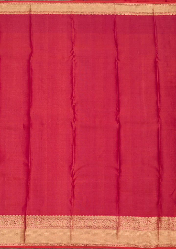 Purple Zariwork Pure Silk Saree-koskii