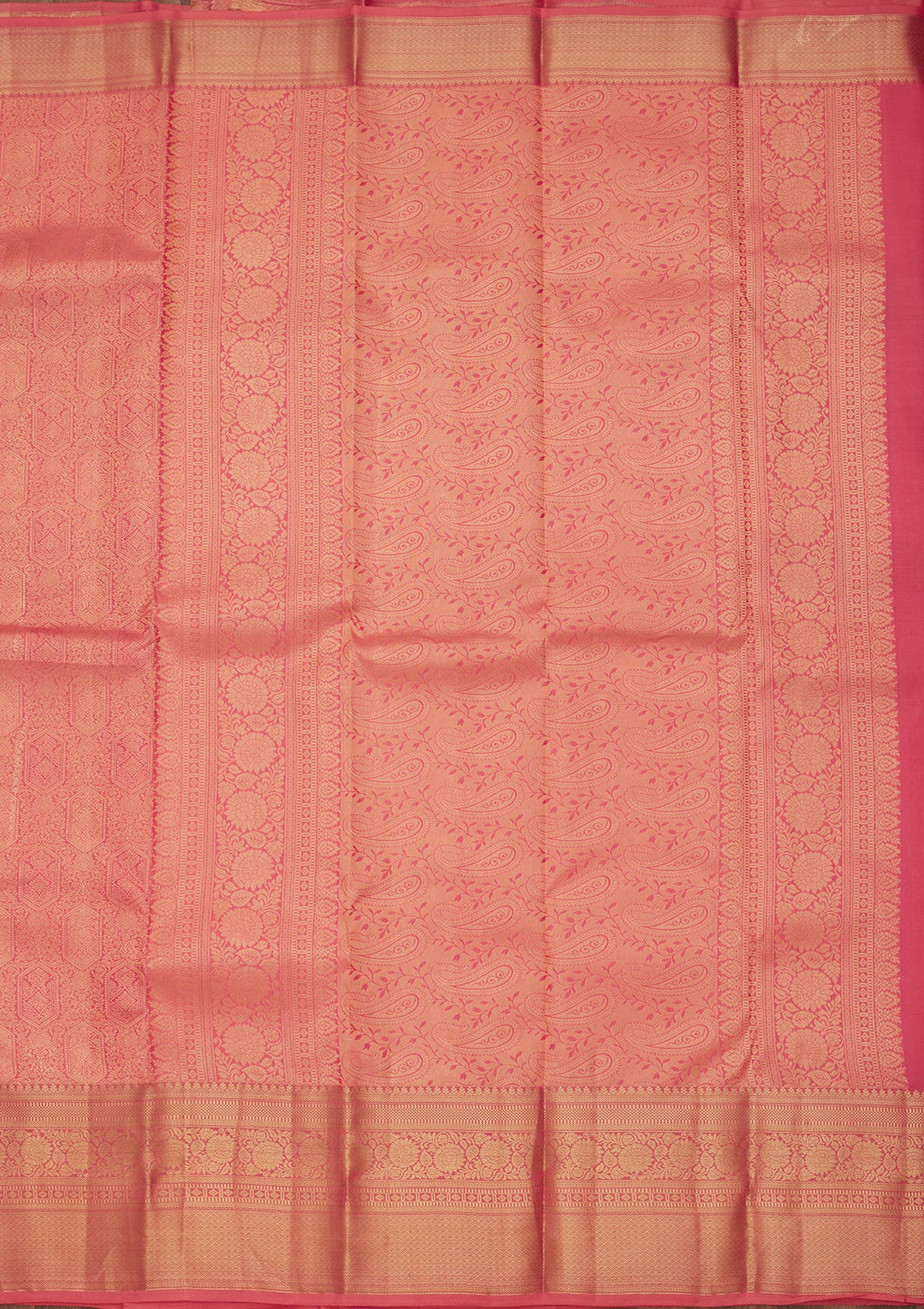Onion Pink Zariwork Pure Silk Saree-koskii