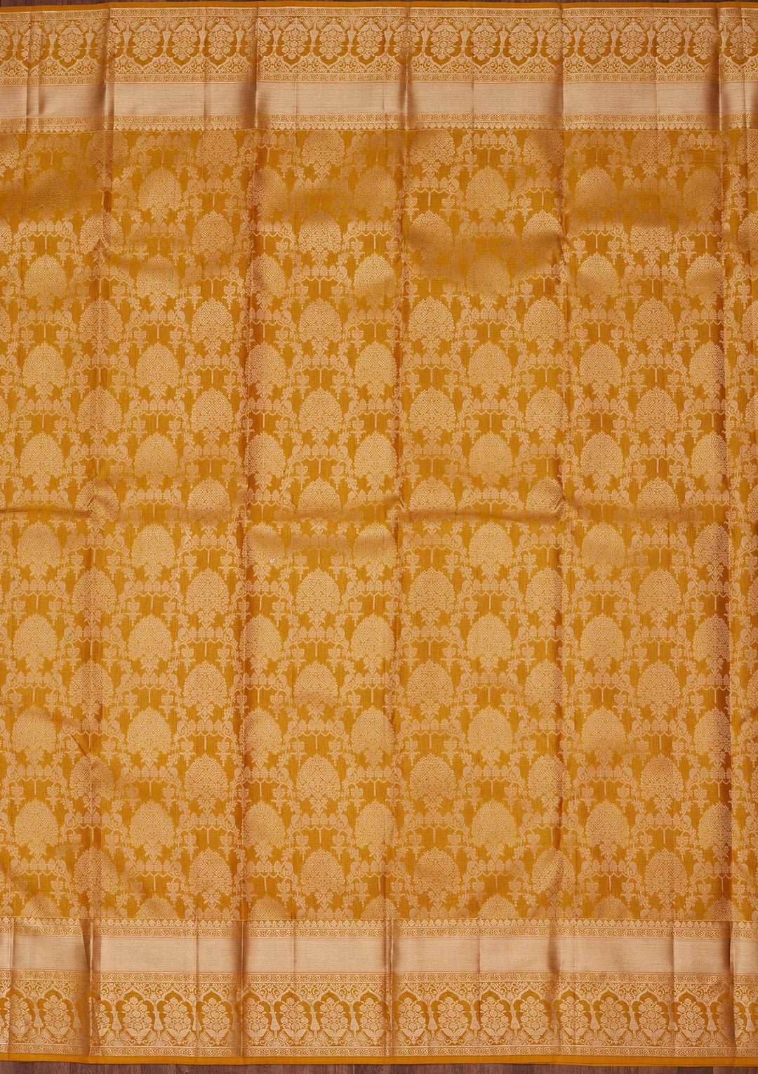 Yellow Zariwork Pure Silk Saree-koskii