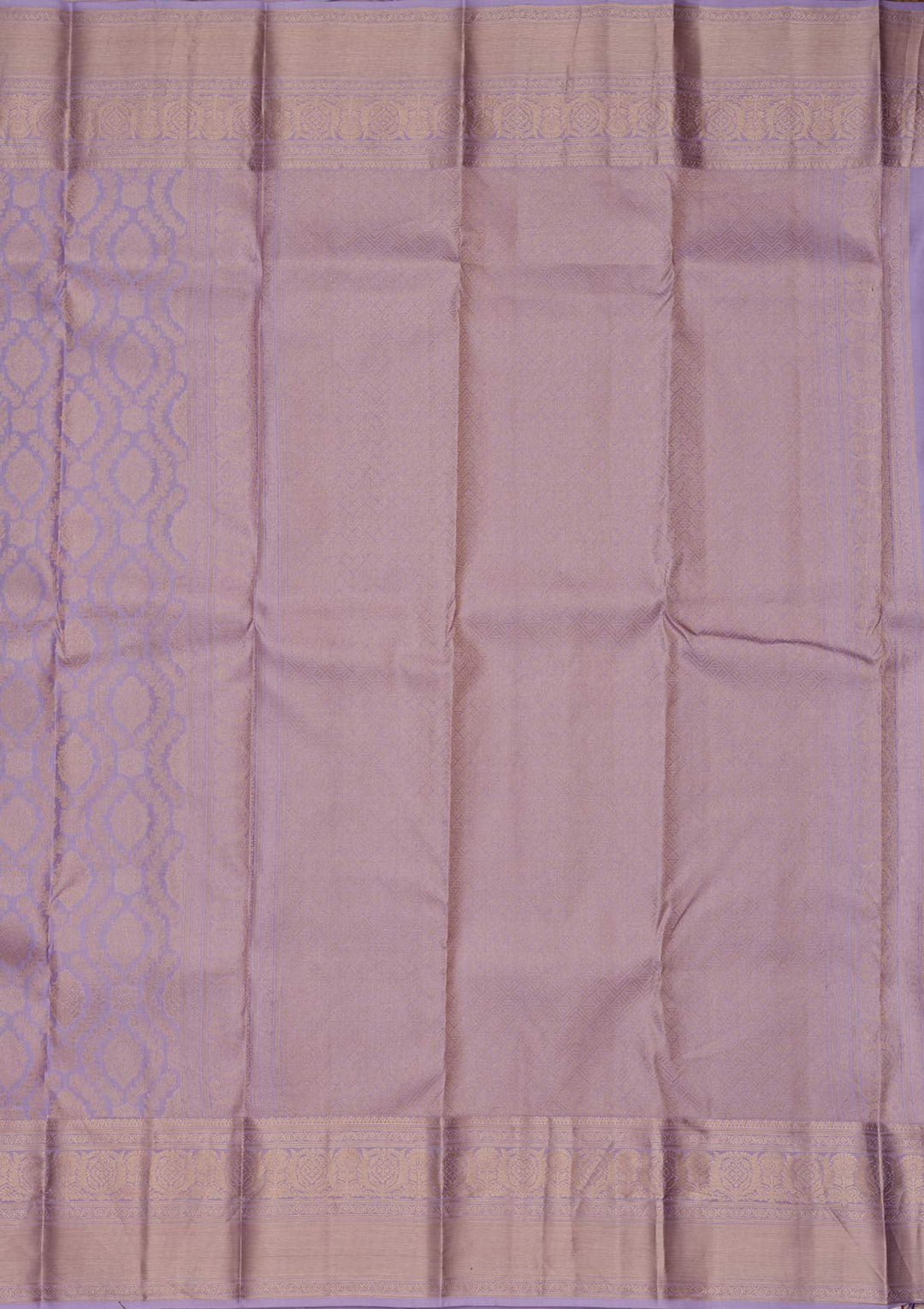 Lavender Zariwork Pure Silk Saree-koskii
