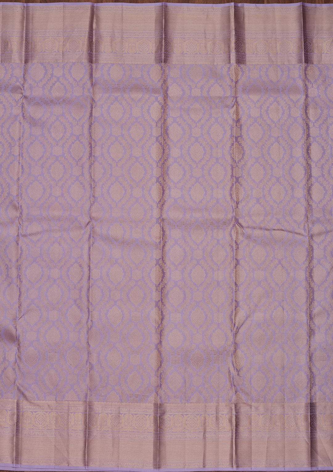 Lavender Zariwork Pure Silk Saree-koskii