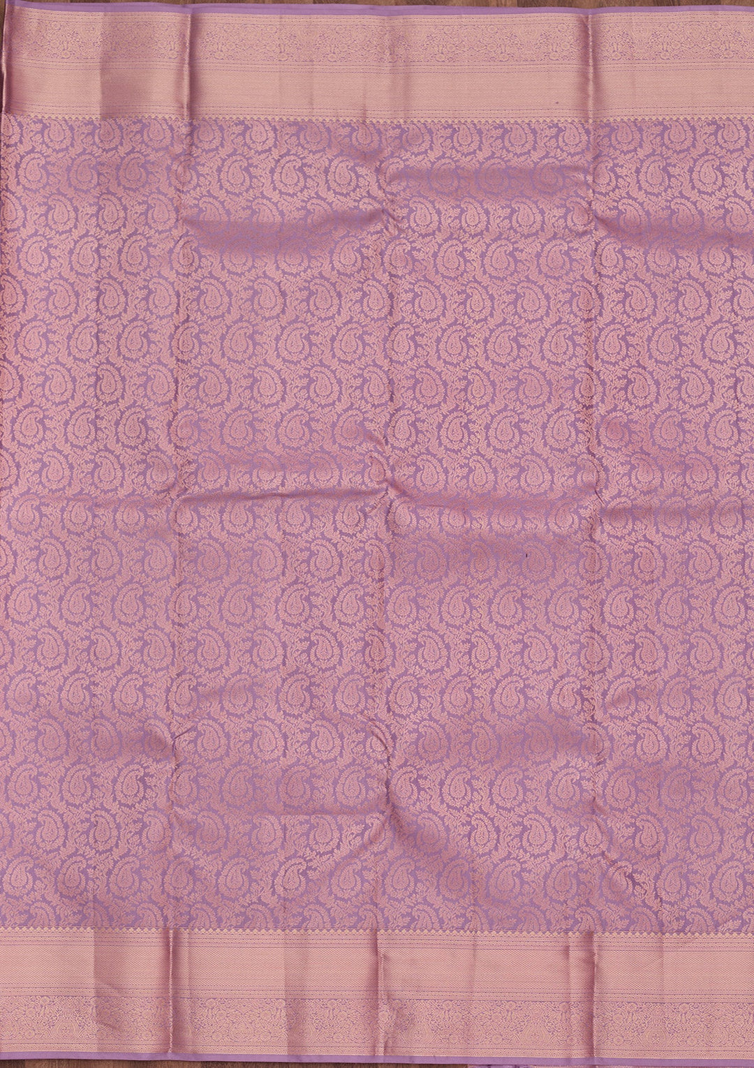 Lavender Zariwork Pure Silk Saree-koskii