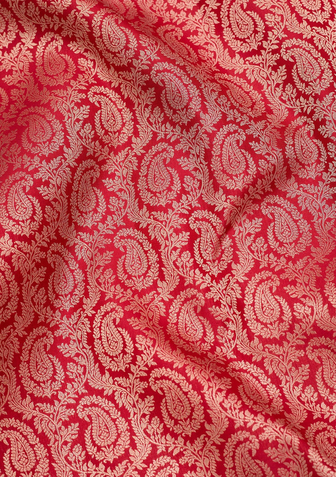 Maroon Zariwork Pure Silk Saree-koskii