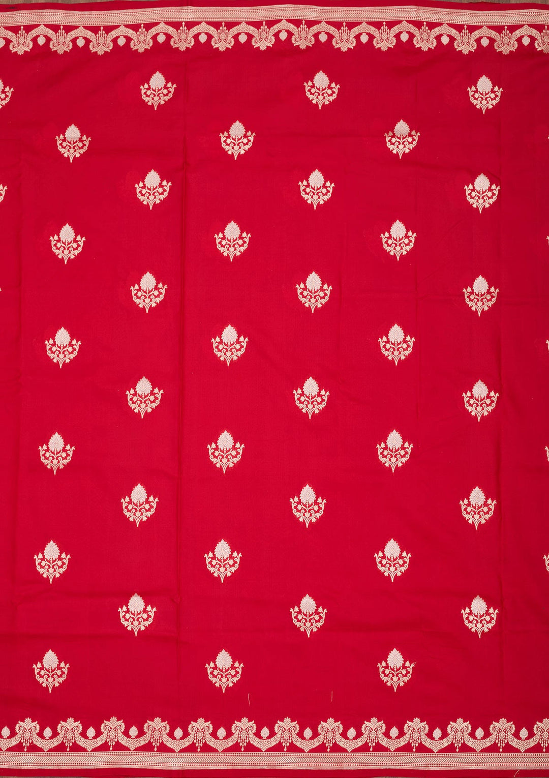 Red Zariwork Pure Silk Saree