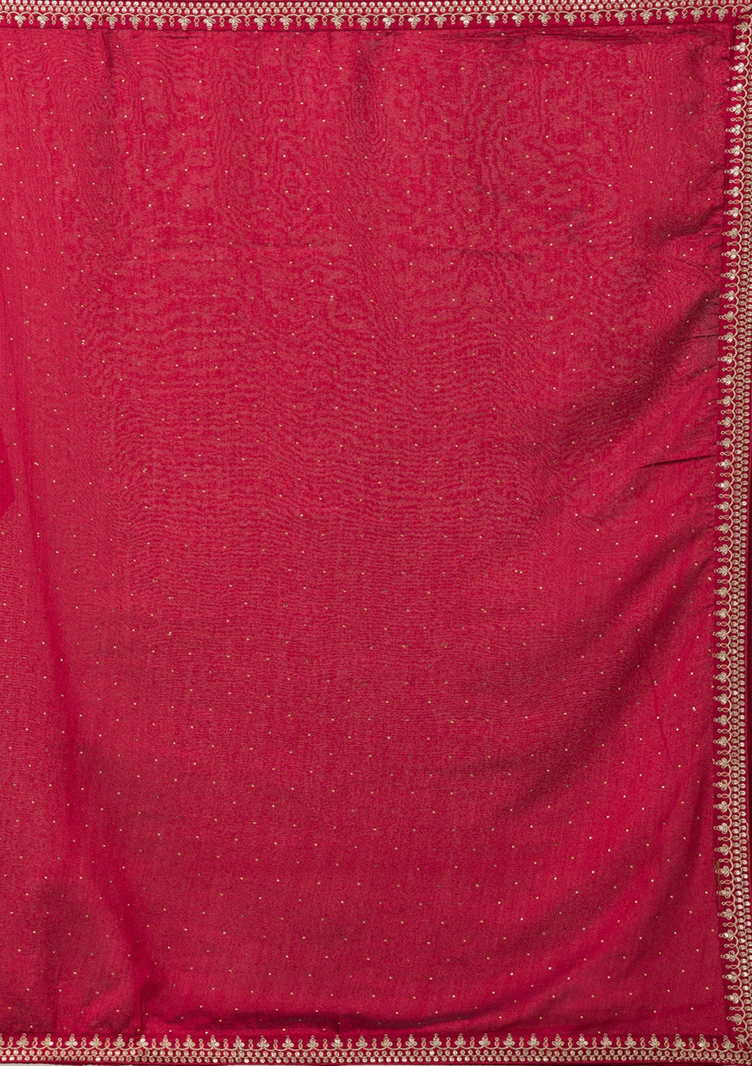 Maroon Sequins Raw Silk Readymade Salwar Suit-Koskii