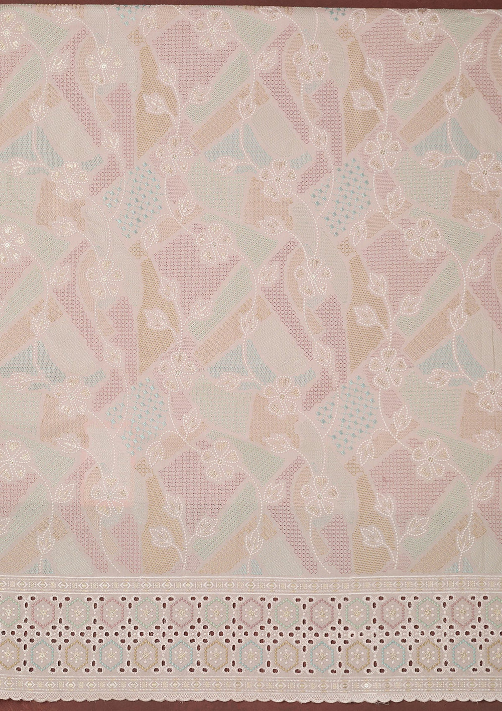 Wine Stonework (Gold) Tissue Saree-koskii