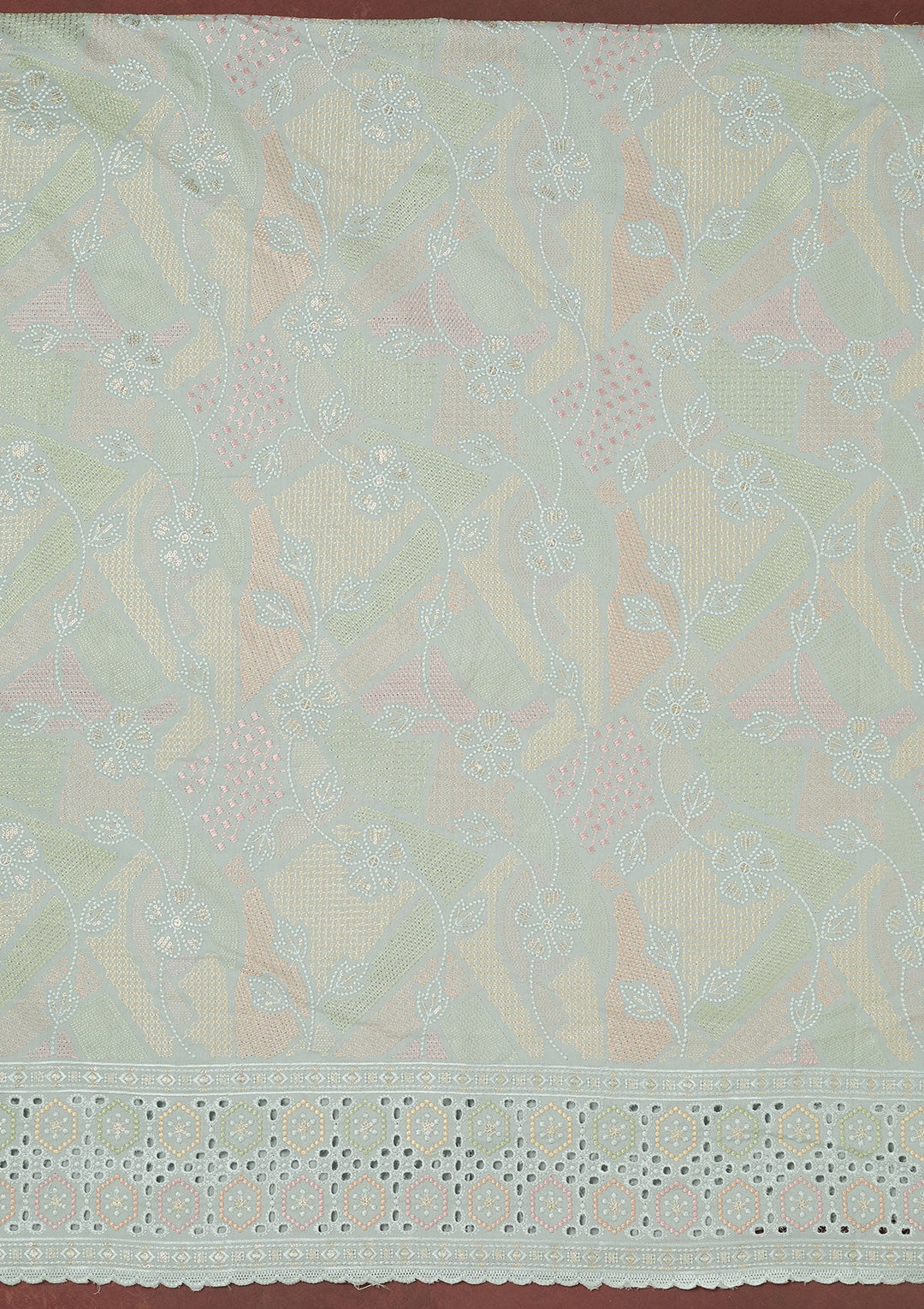 Wine Stonework (Gold) Tissue Saree-koskii