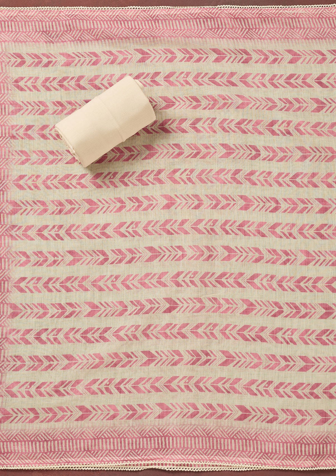 Onion Pink Zariwork Cotton Unstitched Salwar Suit-koskii