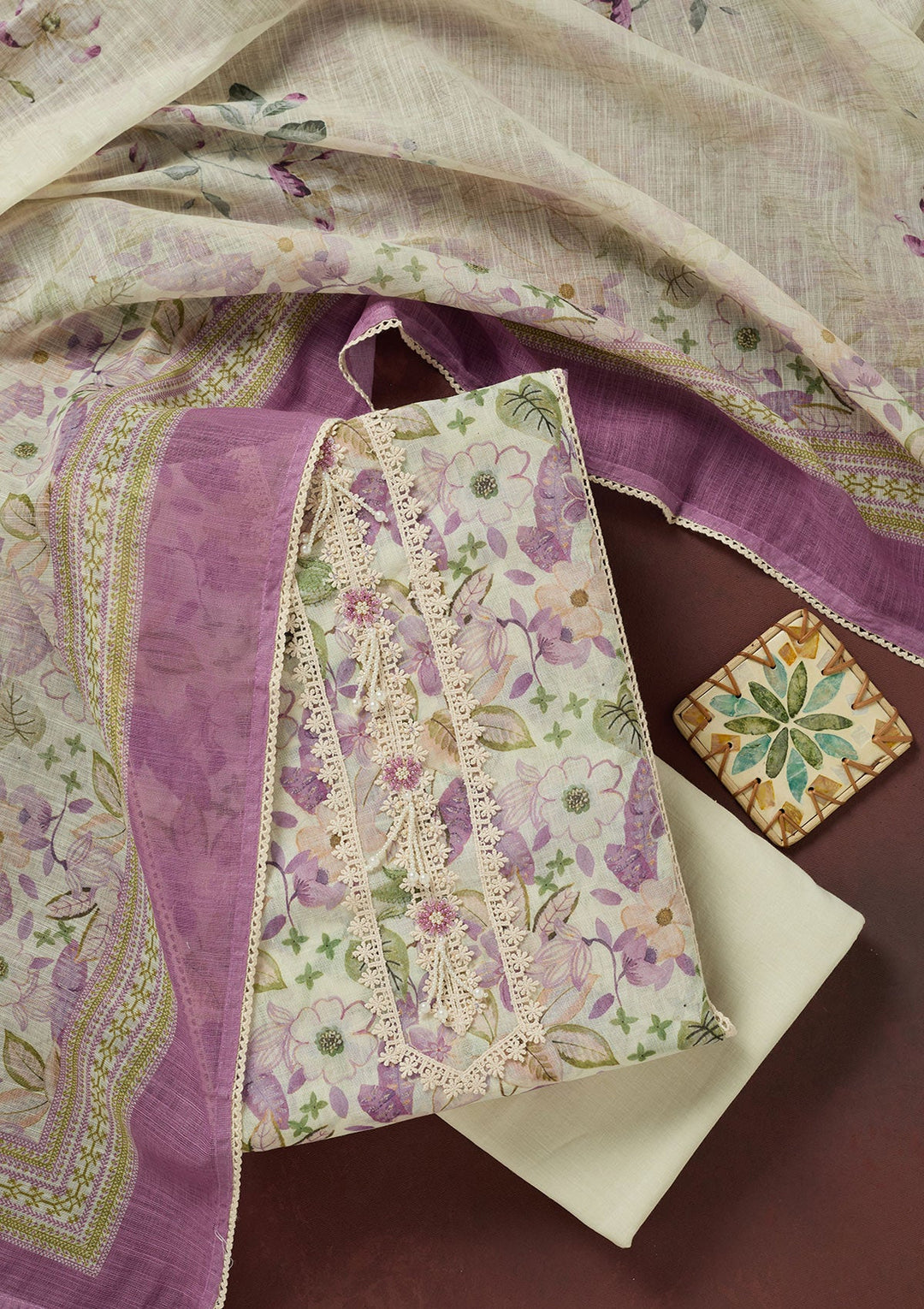 Rama Green Zariwork (Gold) Chinon Readymade salwar suit-koskii