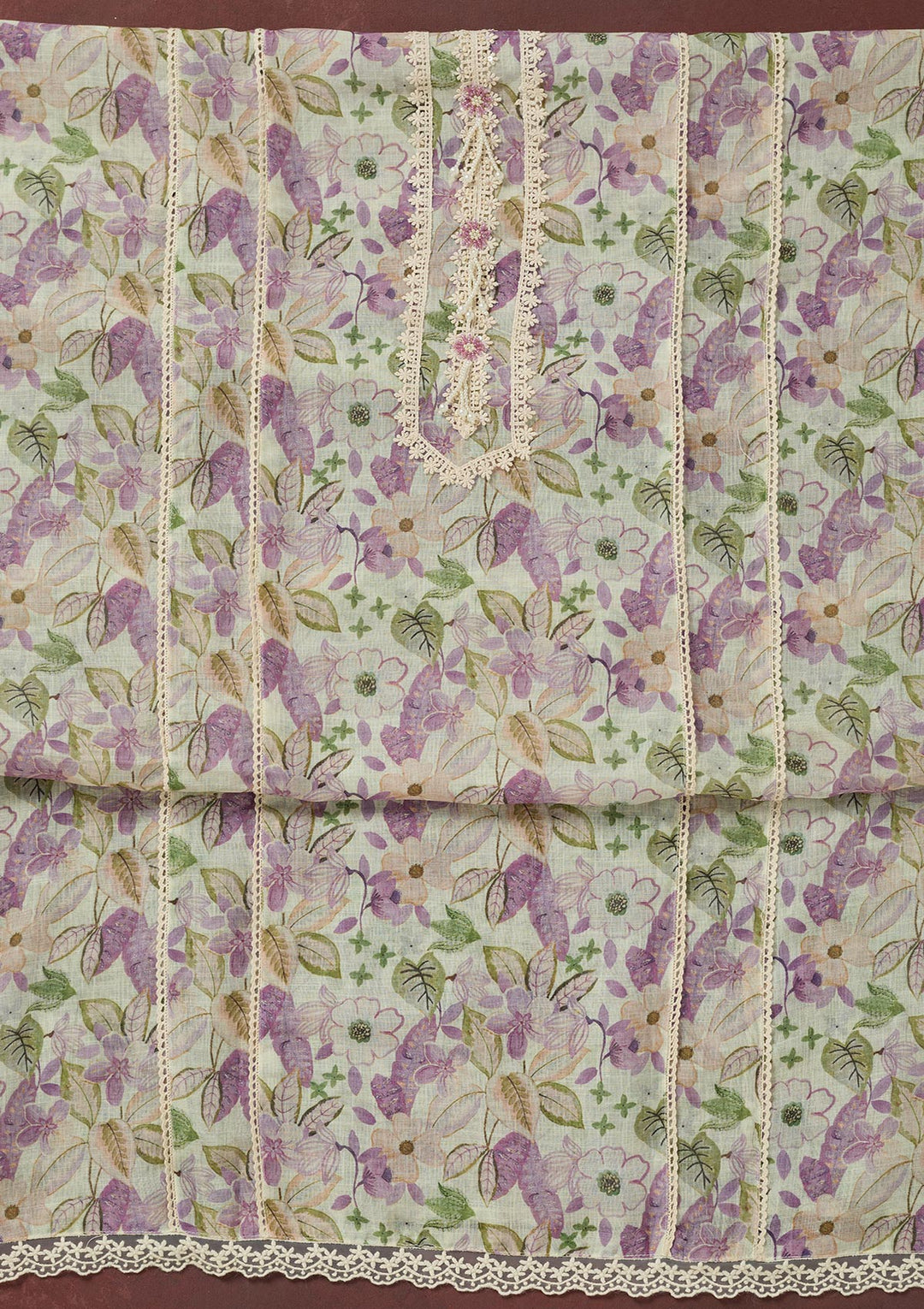 Rama Green Zariwork (Gold) Chinon Readymade salwar suit-koskii