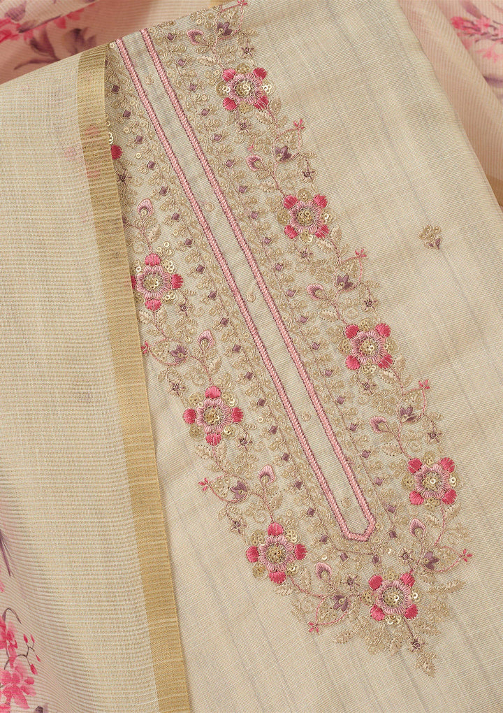 Sea Green Cording Dola Silk Readymade salwar suit-koskii