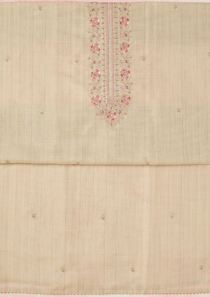 Sea Green Cording Dola Silk Readymade salwar suit-koskii