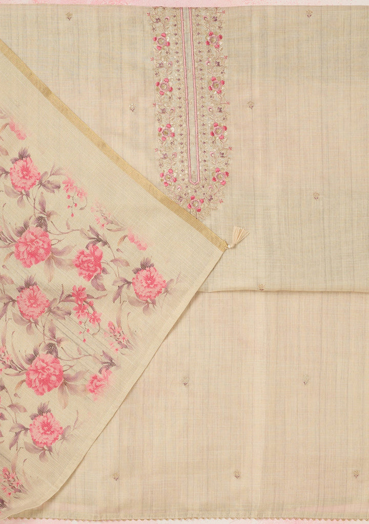 Sea Green Cording Dola Silk Readymade salwar suit-koskii